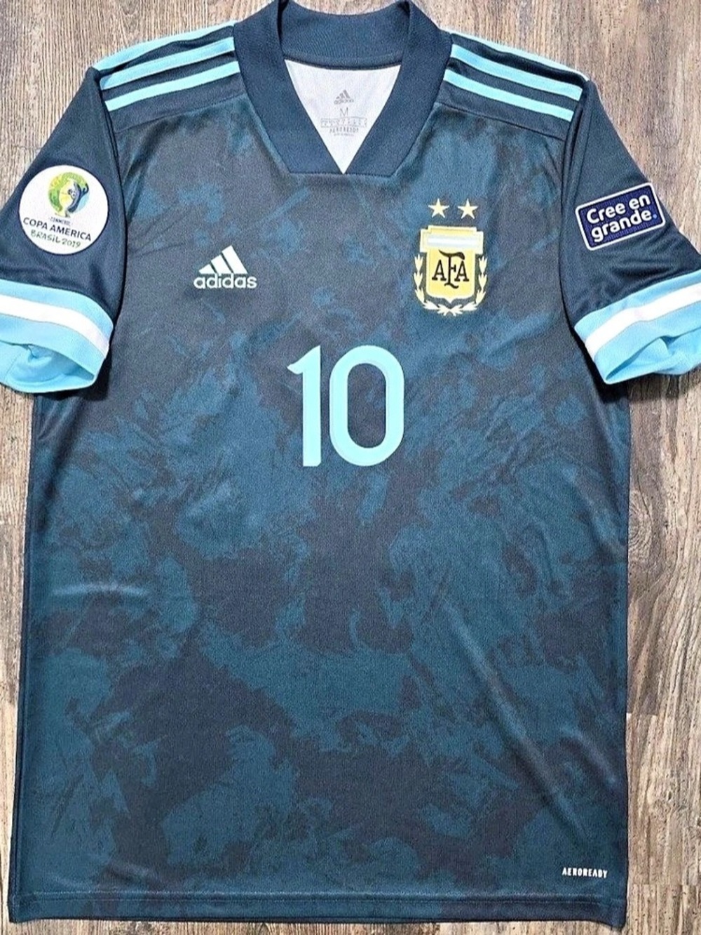 adidas Argentina Away Copa America 2019 Messi 10 Jersey Blue Men’s M